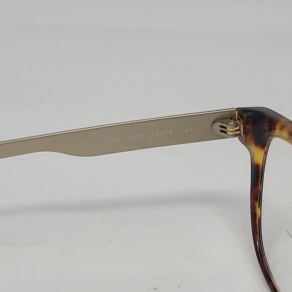Versace VE 3240 Eyeglasses Frames Havana Gold Black 5208 Authentic 52 16 140